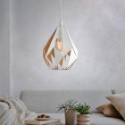 Design metalli riippuvalaisin valkoinen, Acri