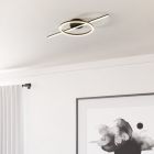 Moderni muovi kattovalaisin musta, Xam, 19,5W, white switch LED