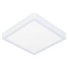 Muovi kylpyhuoneen kattovalaisin valkoinen, Geraldo, 17W, 3000K LED, IP44