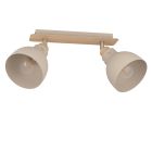 Moderni alumiini kattokohdevalaisin beige, Andy