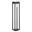 Moderni alumiini aurinkovoimainen ulkolattiavalaisin musta, Kwame, 3,7W, 4000K LED, IP44