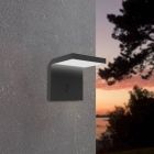 Muovi aurinkovoimainen ulkovalaisin musta, Huseyin, 6,5W, 4000K LED, IP65