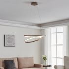 Moderni alumiini riippuvalaisin beige, Ties, 36W, 3000K LED
