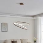 Moderni alumiini riippuvalaisin beige, Ties, 42W, 3000K LED