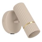 Moderni teräs seinävalaisin beige, Vahid, katkaisimella