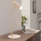 Moderni teräs työpöytävalaisin beige, Vahid, katkaisimella