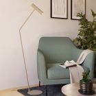 Moderni teräs lattiavalaisin beige, Vahid, katkaisimella