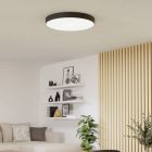 Moderni muovi äly kattovalaisin musta, Germen, 36,5W, RGBW LED, kaukosäätimellä