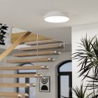 Moderni teräs äly kattovalaisin valkoinen, Shauni, 19,6W, RGBW LED, kaukosäätimellä