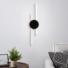 Design alumiini seinävalaisin musta, Vixa, 20W, 3000K LED