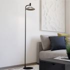 Moderni teräs lattiavalaisin musta, Phuong, 7,5W, RGBW LED