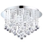 Design kristalli kattovalaisin kromi, Almedina, IP44