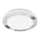 Muovi kattovalaisin kromi, Amina, 16W, 3000K LED, IP44