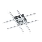 Moderni teräs kattovalaisin kromi, Arantxa, 24W, 3000K LED