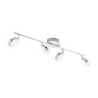 Moderni teräs kattokohdevalaisin kromi, Tjark, 5W, 3000K LED