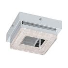 Moderni muovi seinävalaisin kromi, Arjo, 4W, 3000K LED