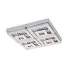 Moderni muovi kattovalaisin kromi, Arjo, 48W, 3000K LED