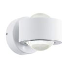 Moderni muovi ylös alas seinävalaisin valkoinen, Beerd, 3W, 3000K LED