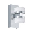 Moderni muovi seinävalaisin kromi, Busra, 7W, 3000K LED, IP44