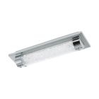 Design lasi kattovalaisin kromi, Iris, 8W, 4000K LED, IP44