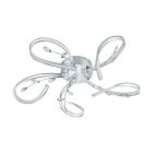 Design alumiini kattolamppu kromi, Yorik, 6W, 3000K LED