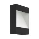 Moderni alumiini ulkovalaisin antrasiitti, Elvi, 10W, 3000K LED, IP44