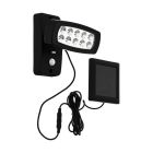 Muovi aurinkovoimainen ulkovalaisin musta, Fuat, 2W, 3000K LED, IP44