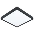 Teräs kattovalaisin musta, Pascale, 20W, 3000K LED
