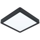 Teräs kattovalaisin musta, Pascale, 16W, 4000K LED