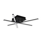 Moderni alumiini kattolamppu musta, Arantxa, 10W, 3000K LED