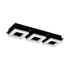 Design teräs kattolamppu musta, Arjo, 4W, 3000K LED