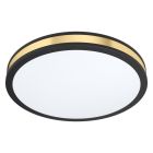 Moderni teräs kattolamppu musta, Rivano, 24W, 3000K LED