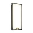 Moderni teräs liiketunnistimella varustettu ulkoseinävalaisin musta, Lydian, 16W, 3000K LED, IP44