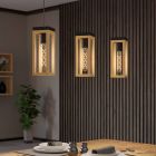 Rustiikkinen puu riippuvalaisin ruskea, Jasmina