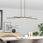 Moderni alumiini riippuvalaisin musta, Leintje, 13W, 3000K LED
