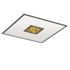 Moderni alumiini kattovalaisin musta, Vinesh, 36W, RGBW LED, 3-portaisesti himmennettävä