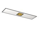 Moderni alumiini kattovalaisin musta, Vinesh, 35W, RGBW LED, 3-portaisesti himmennettävä