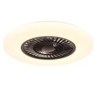 Valkoinen moderni kattotuuletin muovia, Kjelt, 40W, RGBW LED, kaukosäätimellä
