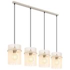 Design metalli riippuvalaisin beige, Genelva