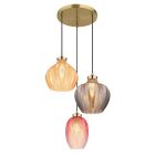 Design lasi riippuvalaisin monivärinen, Jacomina