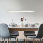 Design metalli riippuvalaisin nikkeli, Nisanur, 20W, white switch LED, kosketushimmentimellä