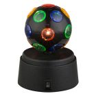 Monivärinen diskovalaisin, muovia, Laurin, 0,6W, RGB LED, kytkimellä