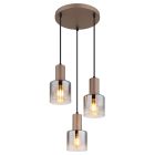 Design lasi riippuvalaisin ruskea, Warren