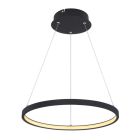 Moderni metalli riippuvalaisin musta, Jeana, 19W, 3000K LED
