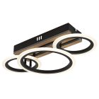 Design metalli kattovalaisin musta, Benedicte, 21W, white switch LED