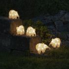 5 LED-elefanttia sisä- ja ulkokäyttöön
