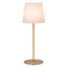 Kulta muovi ladattava ulkopöytävalaisin, Tyon, 2W, 2700K LED, IP65, kosketushimmentimellä