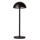 Musta alumiini ulkopöytävalaisin, Joy, 1,5W, 3000K LED, IP54, kosketushimmentimellä