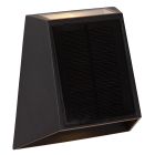 Musta alumiini aurinkovoimainen ulkovalaisin, Luton, 1W, 2700K LED, IP54