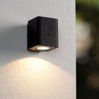Musta alumiini aurinkovoimainen ulkovalaisin, Ramin, 1W, 3000K LED, IP54